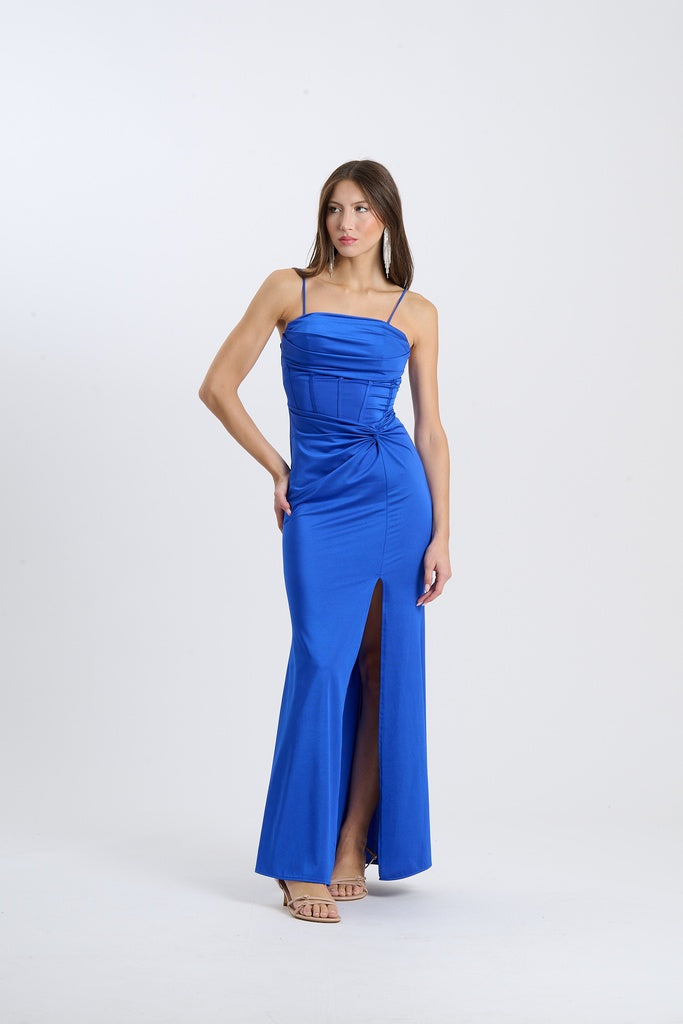 Abito Avirelle – Senza spalline drappeggiato con nodo